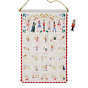 Rifle Paper Co - RP Rifle Paper Co - Nutcracker Hanging Fabric Advent Calendar