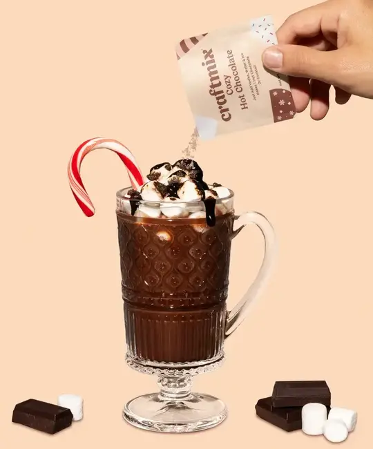 Craftmix - CRA CRA FAD - Cozy Hot Chocolate Mix  (mocktail or cocktail) Single Serve