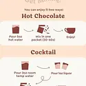 Craftmix - CRA CRA FAD - Cozy Hot Chocolate Mix  (mocktail or cocktail) Single Serve