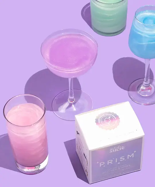 Art of Sucre - AOS Coming Soon! Prism Cotton Candy Drink Glitter Bombs