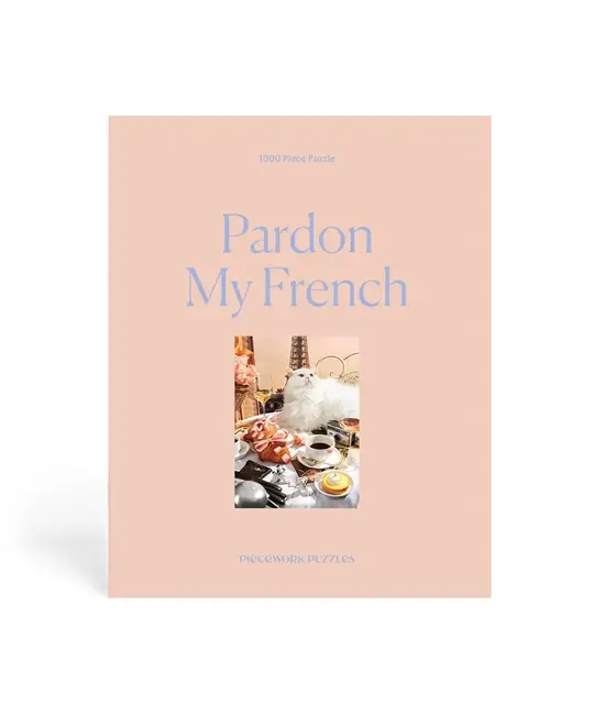 Piecework Puzzles - PIEP PIEP GPPU - Pardon My French 1000 Piece Jigsaw Puzzle