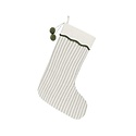 Rylee + Cru Inc. Rylee + Cru - Christmas Stocking || Forest Pinstripe