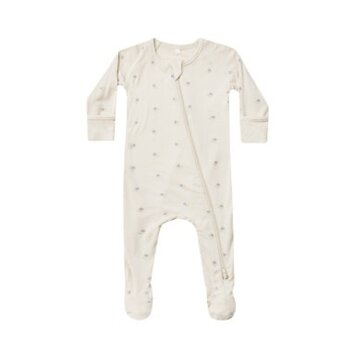 Quincy Mae - QM QM BKBC - Bamboo Zip Footie || Sweet Pea