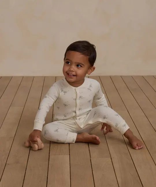 Rylee + Cru - RC Rylee + Cru - Organic Long John Pajamas || Hanukkah