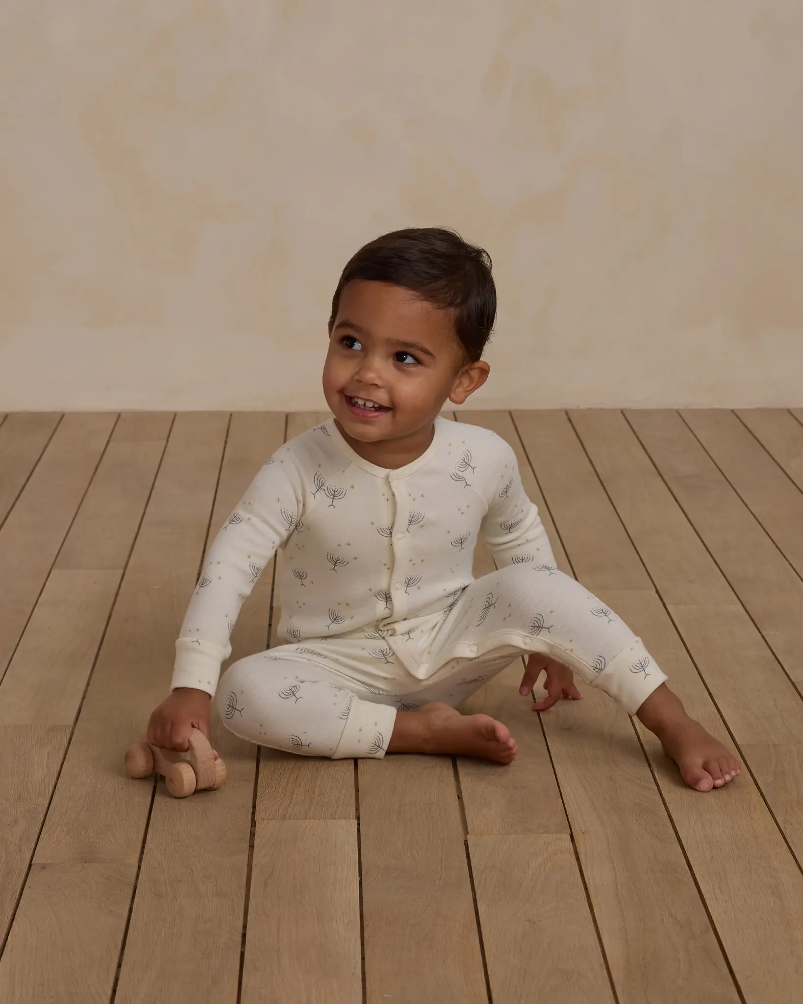 Rylee + Cru - RC Rylee + Cru - Organic Long John Pajamas || Hanukkah