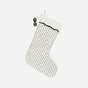Rylee + Cru Inc. Rylee + Cru - Christmas Stocking || Forest Pinstripe