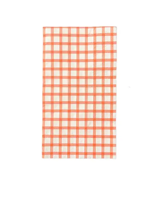 Daydream Society - DAS DAS PS - Light Red Gingham Guest Napkins