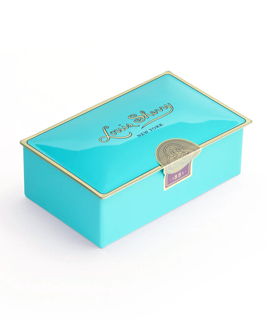 Louis Sherry Chocolates - LSC Louis Sherry  - Nile Blue 2-Piece Truffle Tin