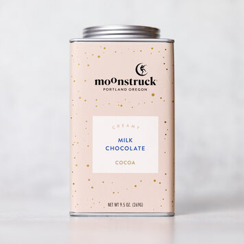 Moonstruck Chocolate Co. - MCC Moonstruck - Creamy Hot Cocoa Tin, Milk Chocolate