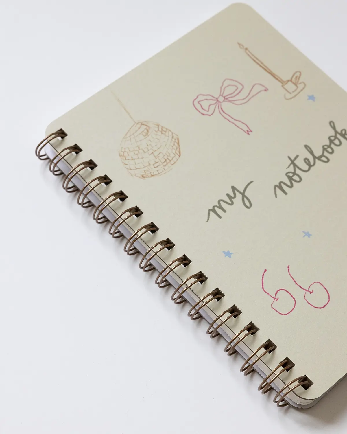 Sumner Lane - SL SL NBLI -  Disco Bow Spiral Lined Notebook