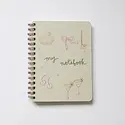 Sumner Lane - SL SL NBLI -  Disco Bow Spiral Lined Notebook