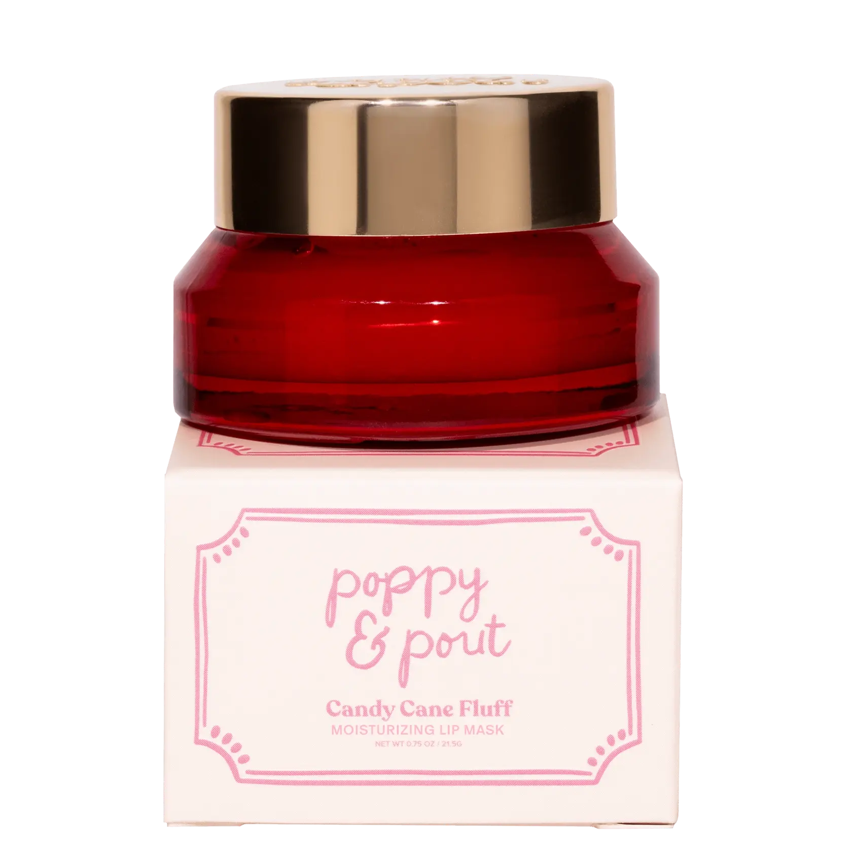 Poppy & Pout - PAP Poppy & Pout - Candy Cane Fluff Lip Mask
