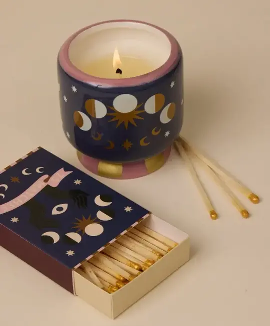 Paddywax - PA PA CALA - Jasmine & Rose Moon Phases Candle, A Dopo Collection