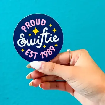 The Hissin Kitten - THK THK ST - Proud Swiftie Est. 1989 Sticker