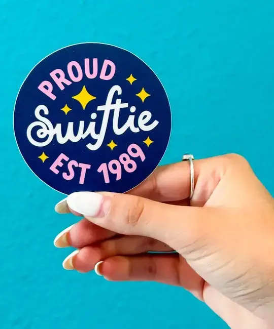 The Hissin Kitten - THK THK ST - Proud Swiftie Est. 1989 Sticker