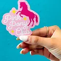 The Hissin Kitten - THK THK ST - Pink Pony Club Sticker