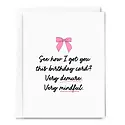 Sammy Gorin - SAG SAGGCBI0022 - Very Demure, Very Mindful Birthday Card