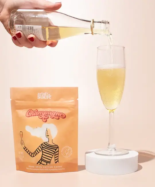Art of Sucre - AOS Champagne Gourmet Cotton Candy
