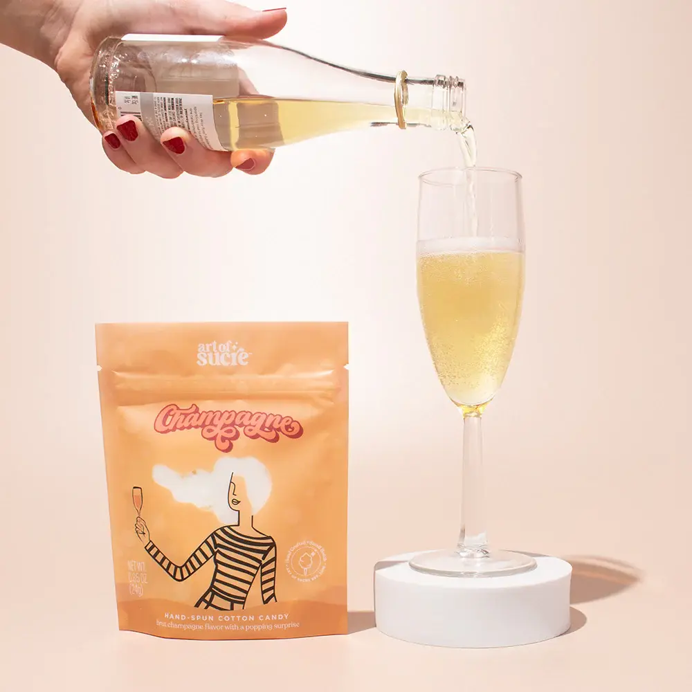 Art of Sucre - AOS Champagne Gourmet Cotton Candy