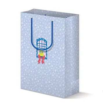 The Good Twin - TGT TGT GBLA - Holiday Froggy Window Gift Bag