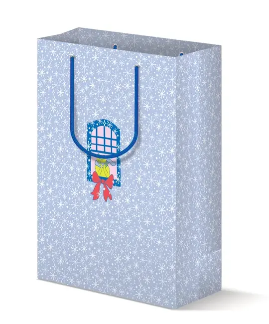 The Good Twin - TGT TGT GBLA - Holiday Froggy Window Gift Bag