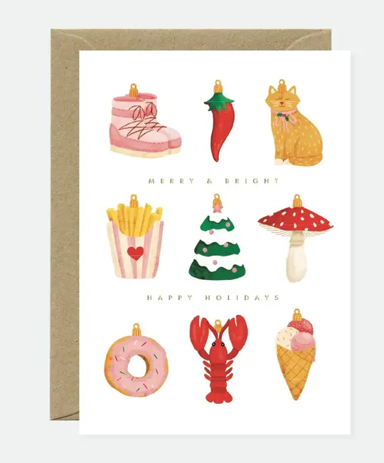 ATWGCHO0006 - Ornaments Holiday Card