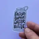 JaneLi.Co - JLC JLC ST - Emotional Support Water Bottle Sticker (clear)