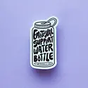 JaneLi.Co - JLC JLC ST - Emotional Support Water Bottle Sticker (clear)
