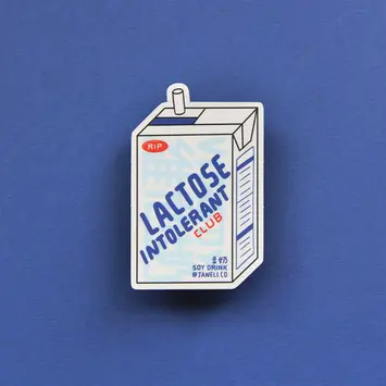 JaneLi.Co - JLC JLC ST - Lactose Intolerant Club Sticker