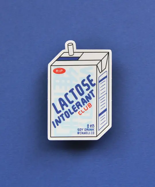 JaneLi.Co - JLC JLC ST - Lactose Intolerant Club Sticker