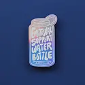 JaneLi.Co - JLC JLC ST - Emotional Support Water Bottle Sticker (Holographic)
