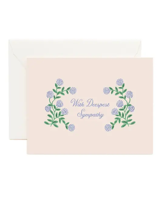 Rifle Paper Co - RP RPGCSY0014 - Hydrangea Sympathy Card