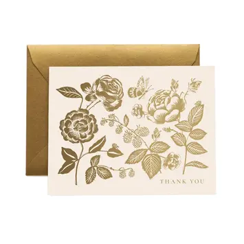 Rifle Paper Co - RP RPGCTY0059 - English Rose Thank You Card
