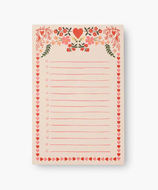 Rifle Paper Co - RP Rifle Paper Co - Juliet Heart Notepad