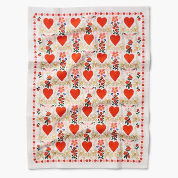 Rifle Paper Co - RP Rifle Paper Co - Juliet Heart Tea Towel