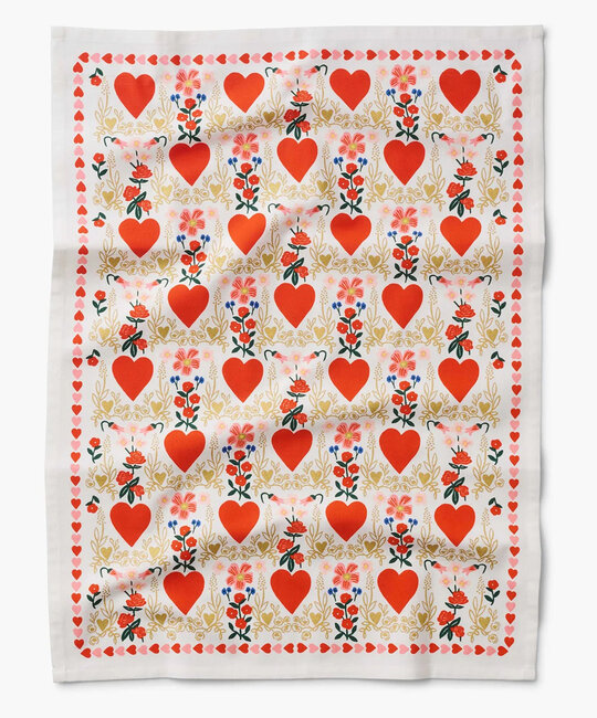 Rifle Paper Co - RP Rifle Paper Co - Juliet Heart Tea Towel