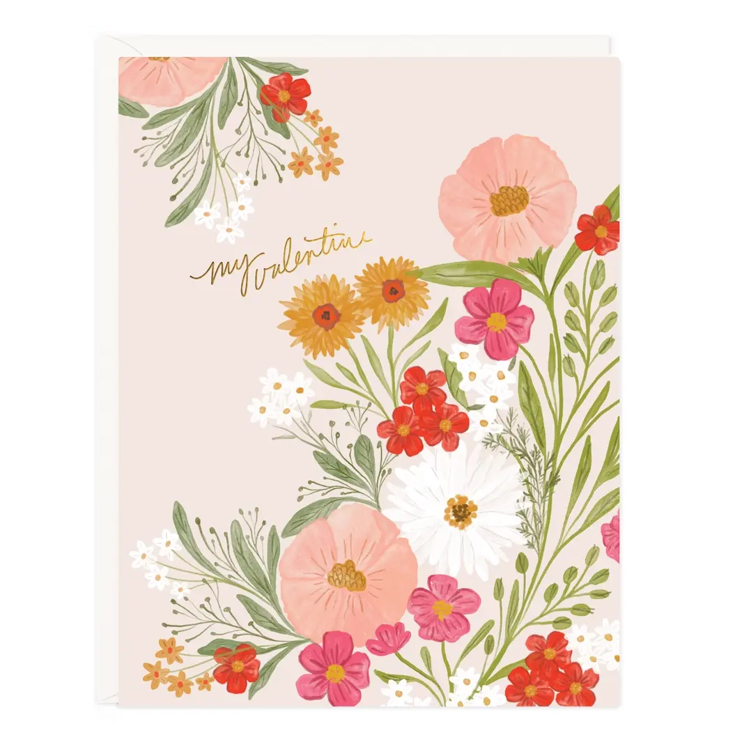 Ramona and Ruth - RR RRGCVD0012 - Garden Valentine's Day Card