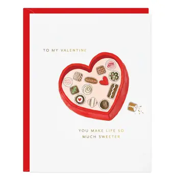 Ramona and Ruth - RR RRGCVD0011 - Chocolate Box Valentine's Day Card