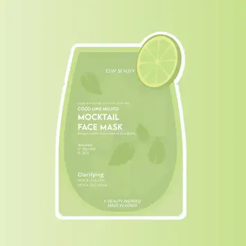 ESW Beauty - ESW ESW APPR - Coco Lime Mojito Clarifying Biocellulose Mocktail Mask