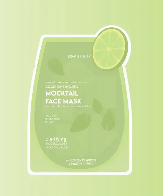 ESW Beauty - ESW ESW APPR - Coco Lime Mojito Clarifying Biocellulose Mocktail Mask