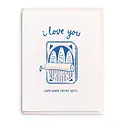 Dahlia Press - DAP DAPGCLO0015 - Salty Tinned Fish Love Card