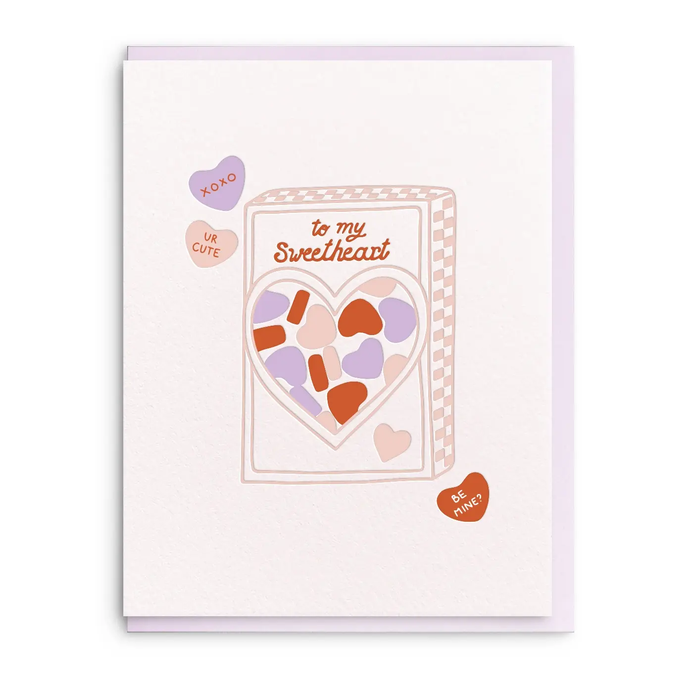 Dahlia Press - DAP DAPGCVD0004 - Sweetheart Conversation Hearts Valentine Card