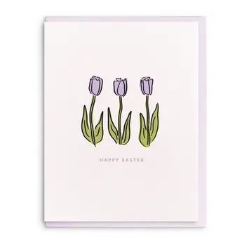 Dahlia Press - DAP DAPGCEA0001 - Tulips Easter Card