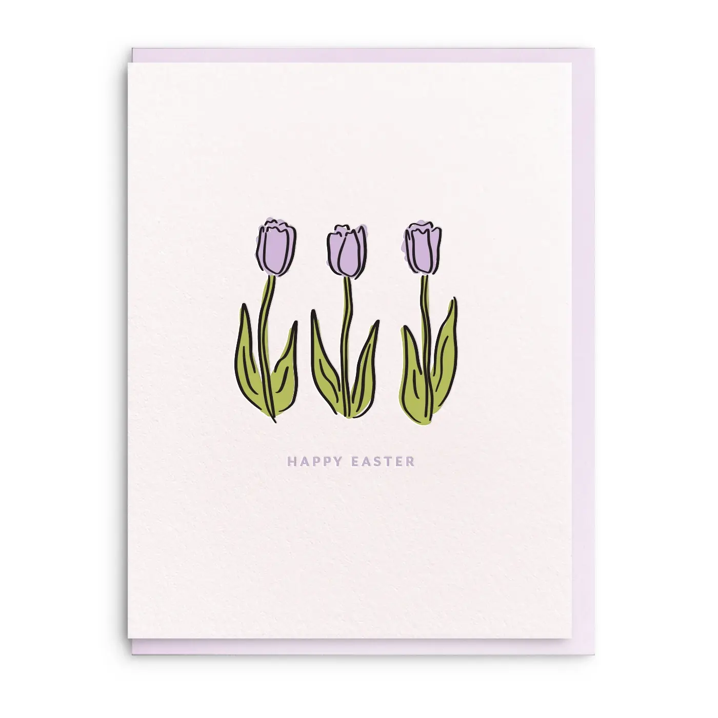Dahlia Press - DAP DAPGCEA0001 - Tulips Easter Card