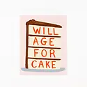 Dear Hancock - DH DHGCBI0076 - Will Age for Cake Birthday Card
