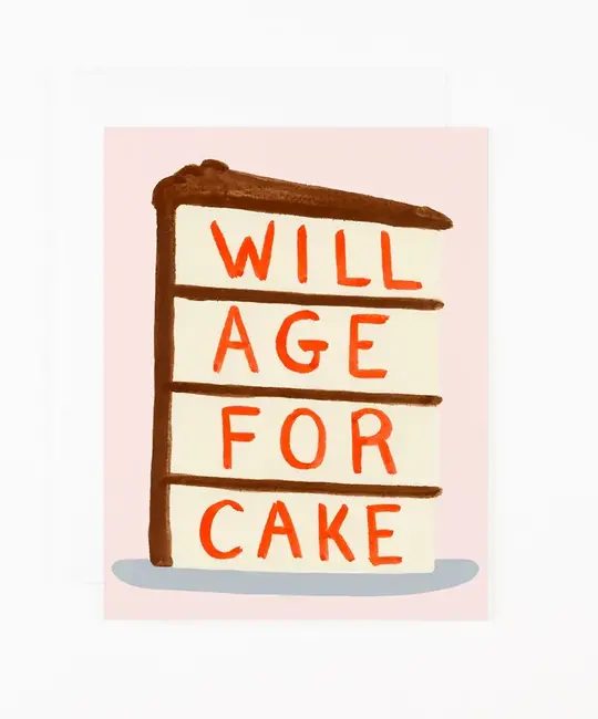 Dear Hancock - DH DHGCBI0076 - Will Age for Cake Birthday Card