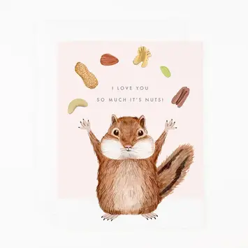 Dear Hancock - DH DHGCLO0023 - It's Nuts! Love Card