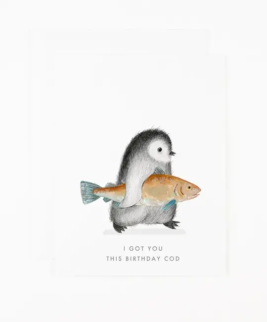 Dear Hancock - DH DHGCBI - Birthday Cod Card