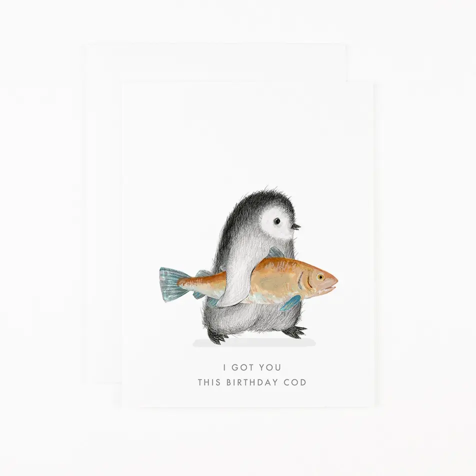 Dear Hancock - DH DHGCBI - Birthday Cod Card