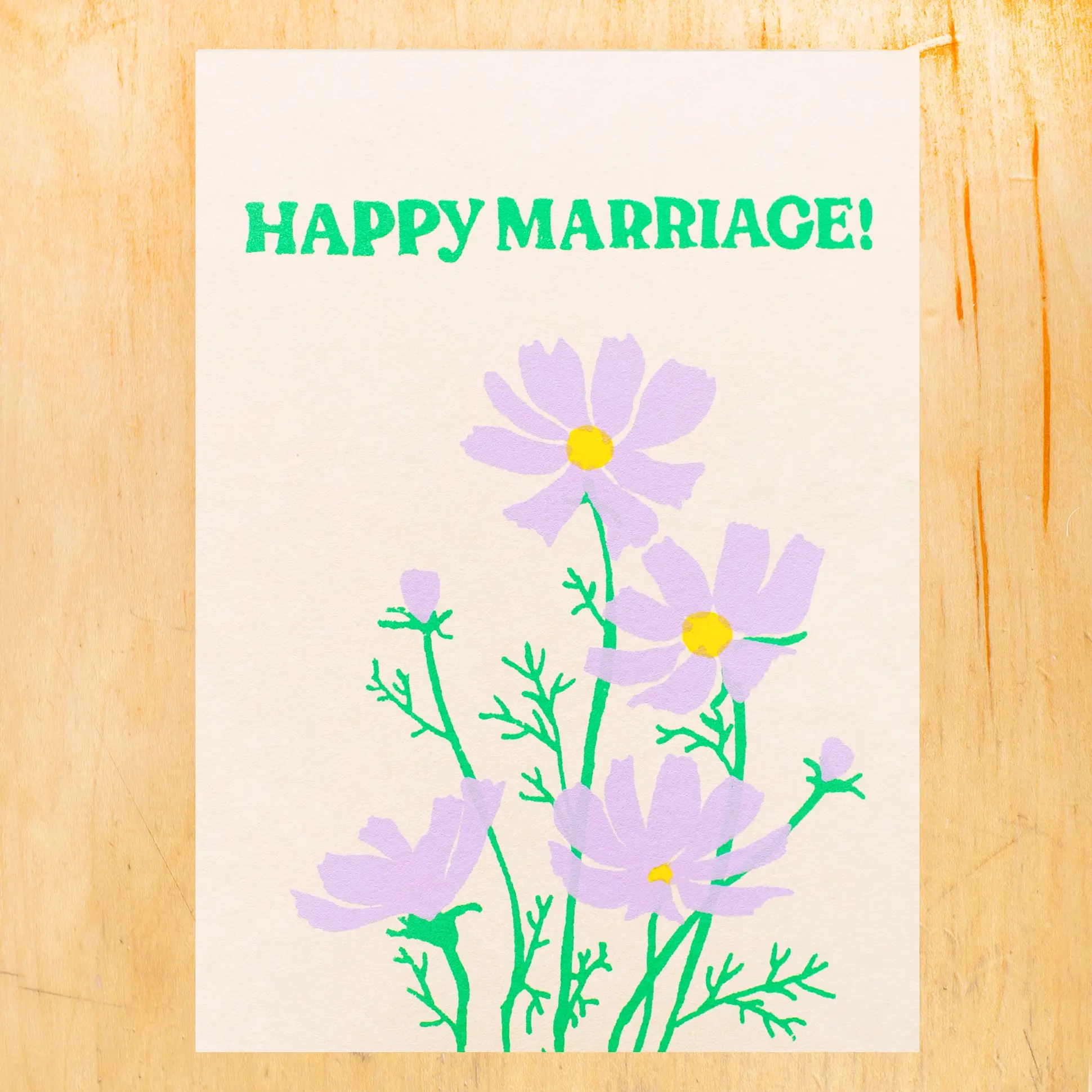 Gold Teeth Brooklyn - GTB GTBGCWE0002 - Happy Marriage Wedding Card
